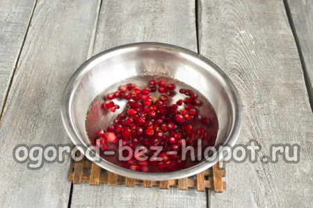 크랜베리를 씻다