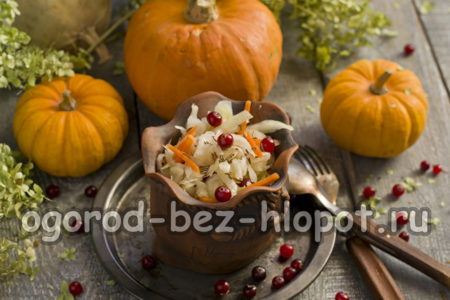 크랜베리 자우어크라우트가 완성되었습니다