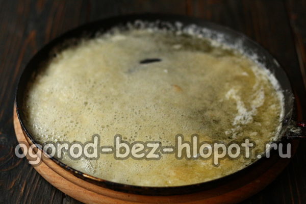 저어주세요, 불을 계속 켜두세요