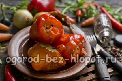 양배추를 넣은 고추