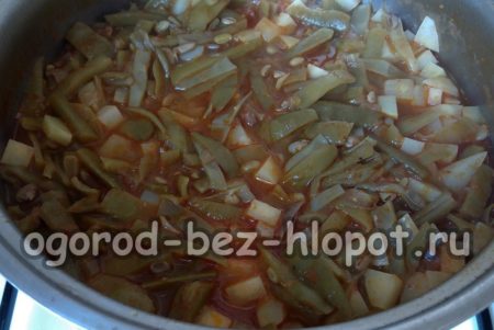 고기와 함께 녹두가 준비되었습니다