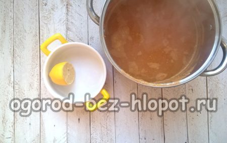 레몬즙을 더하다