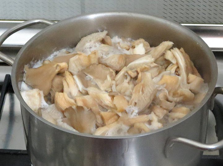 소금에 절인 느타리버섯