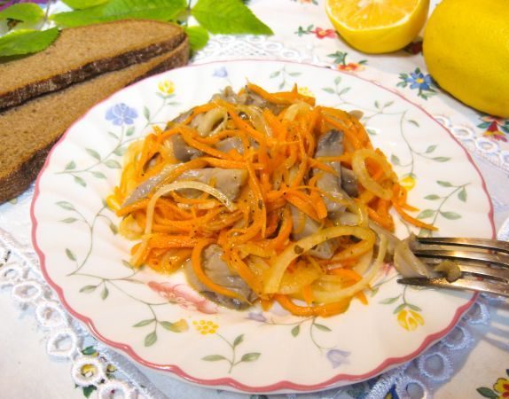 한국어로 느타리버섯