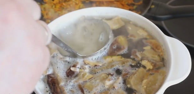 요리할 때 거품이 생긴다