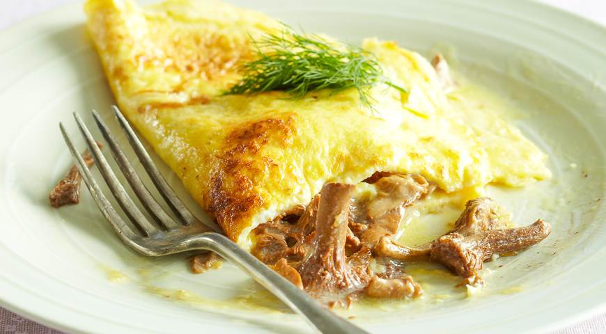 살구버섯 오믈렛