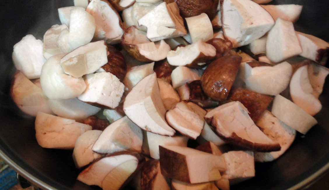 포르치니 버섯 튀김