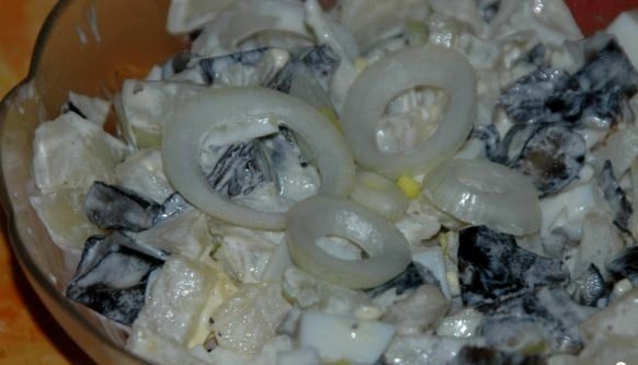 우유버섯 샐러드