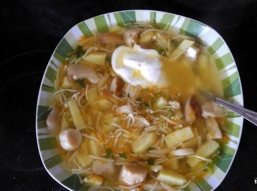 포르치니 버섯 국수