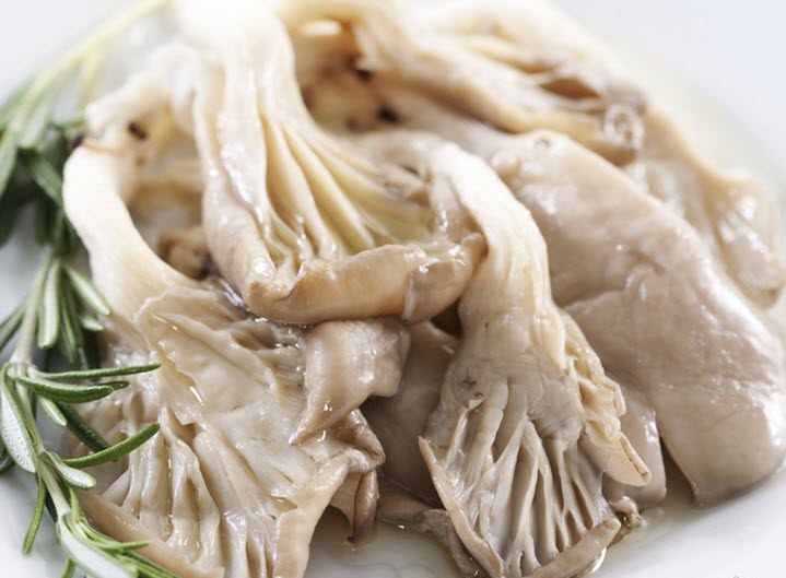 소금에 절인 느타리버섯