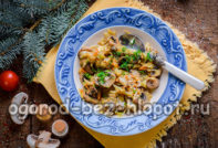 버섯과 함께 끓인 양배추