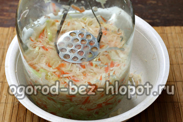 항아리에 야채를 채우다