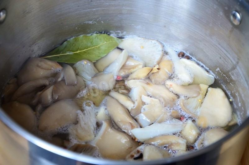 소금에 절인 느타리버섯