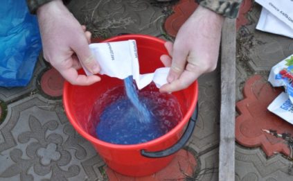 가을철 황산구리 처리