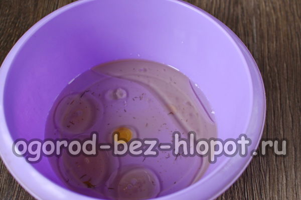 소금물에 기름을 섞다