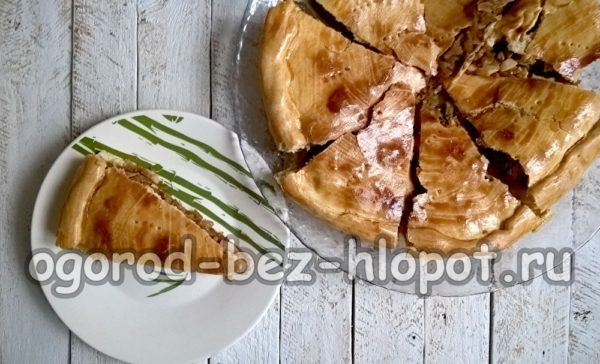 양배추와 계란 파이