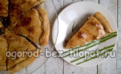 양배추와 계란 파이