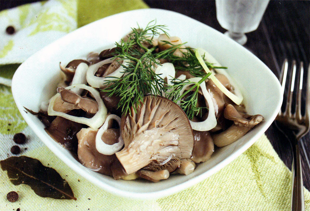 소금에 절인 느타리버섯