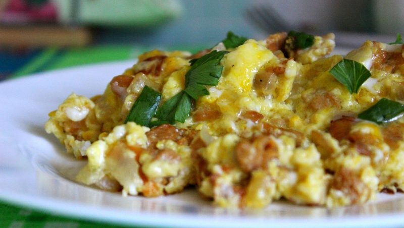 살구버섯 오믈렛