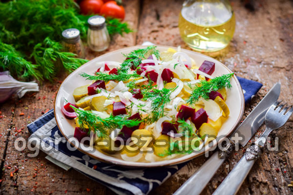 기름을 뿌리고 허브로 장식합니다