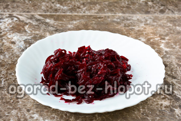 비트를 삶아서 갈아주세요