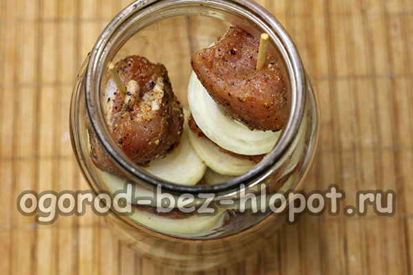 샤슬릭을 항아리에 담다