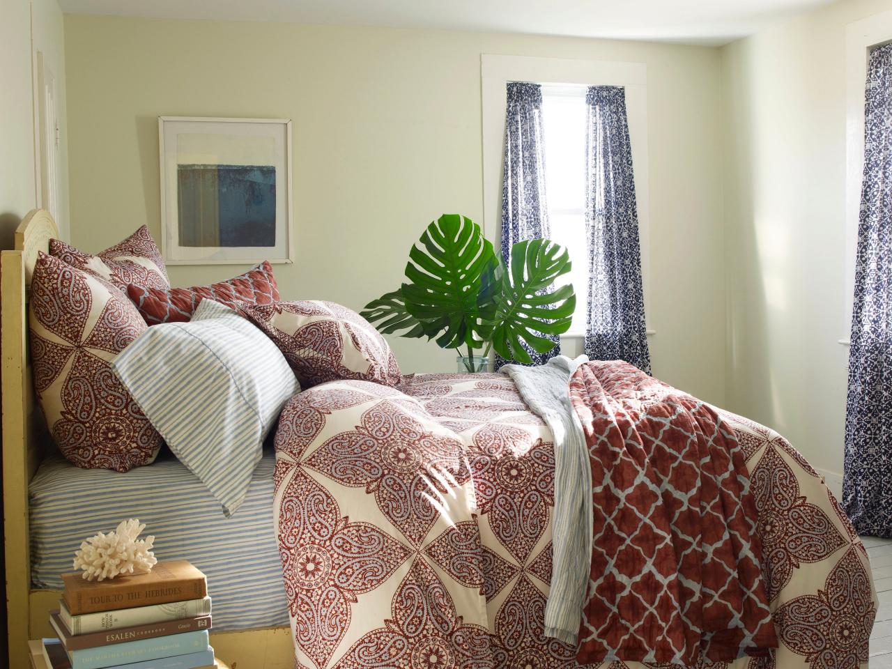 침실의 몬스테라