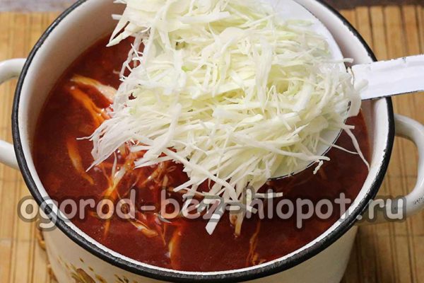 양배추를 추가하다