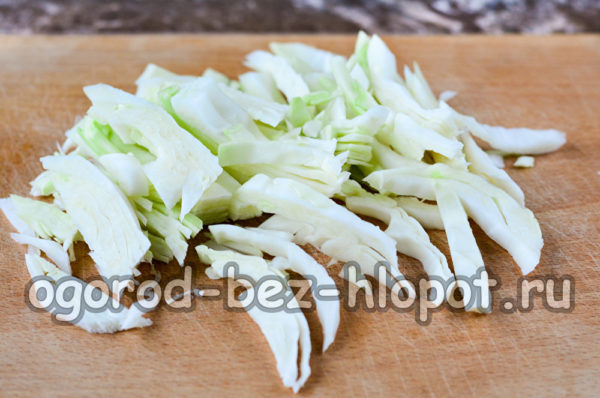 양배추를 다지다