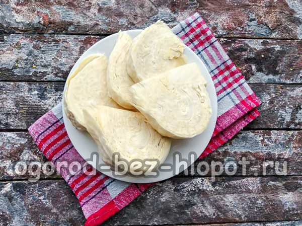 양배추를 자르다