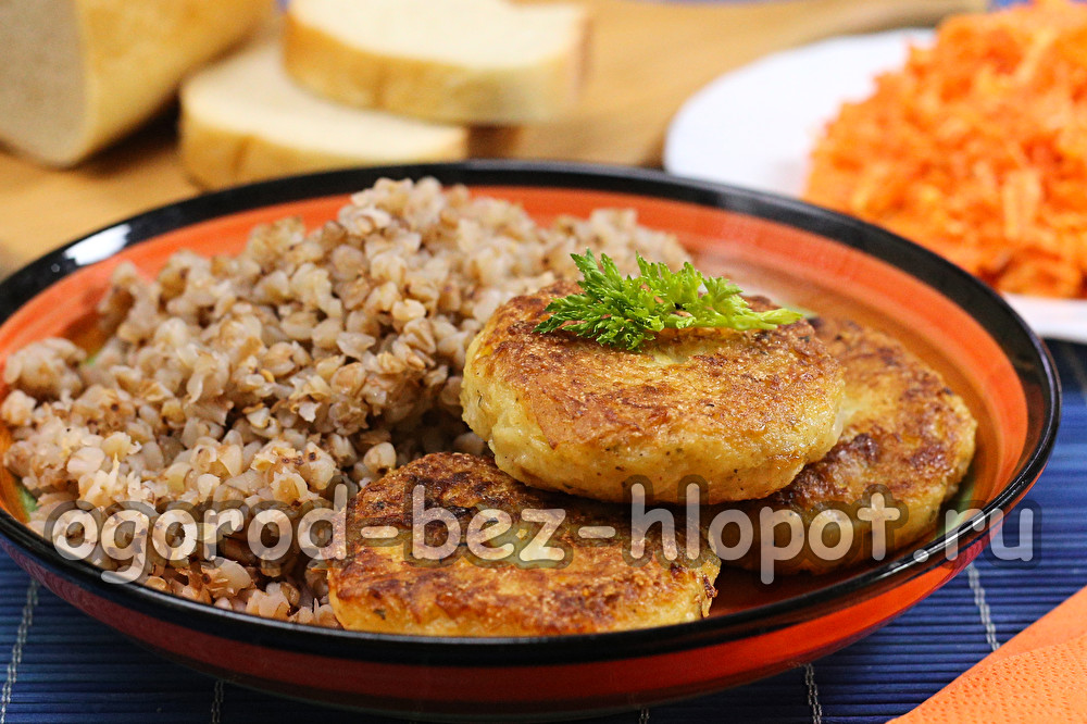 고기 없는 양배추 커틀릿