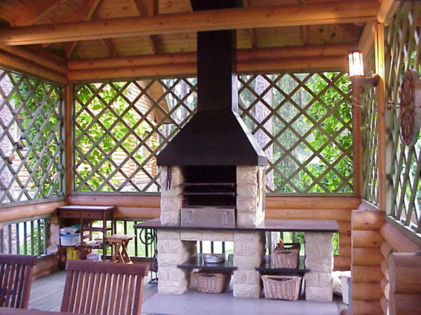 유리로 된 정자