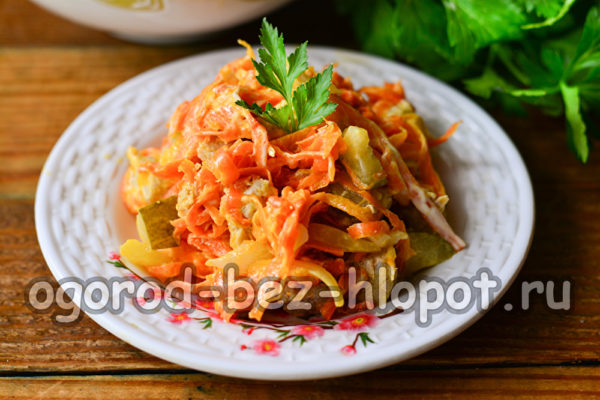 글루튼 샐러드가 준비되었습니다