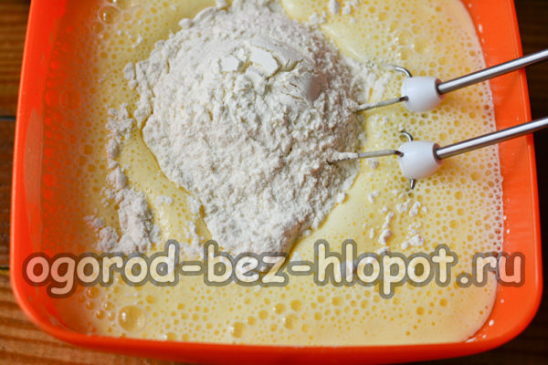 밀가루를 추가하다