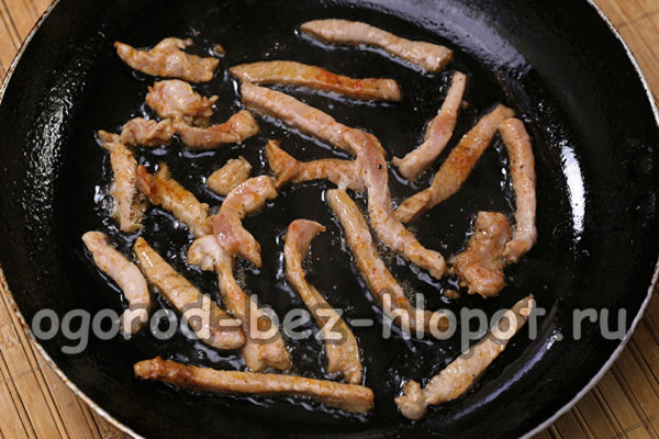 쇠고기를 튀기다