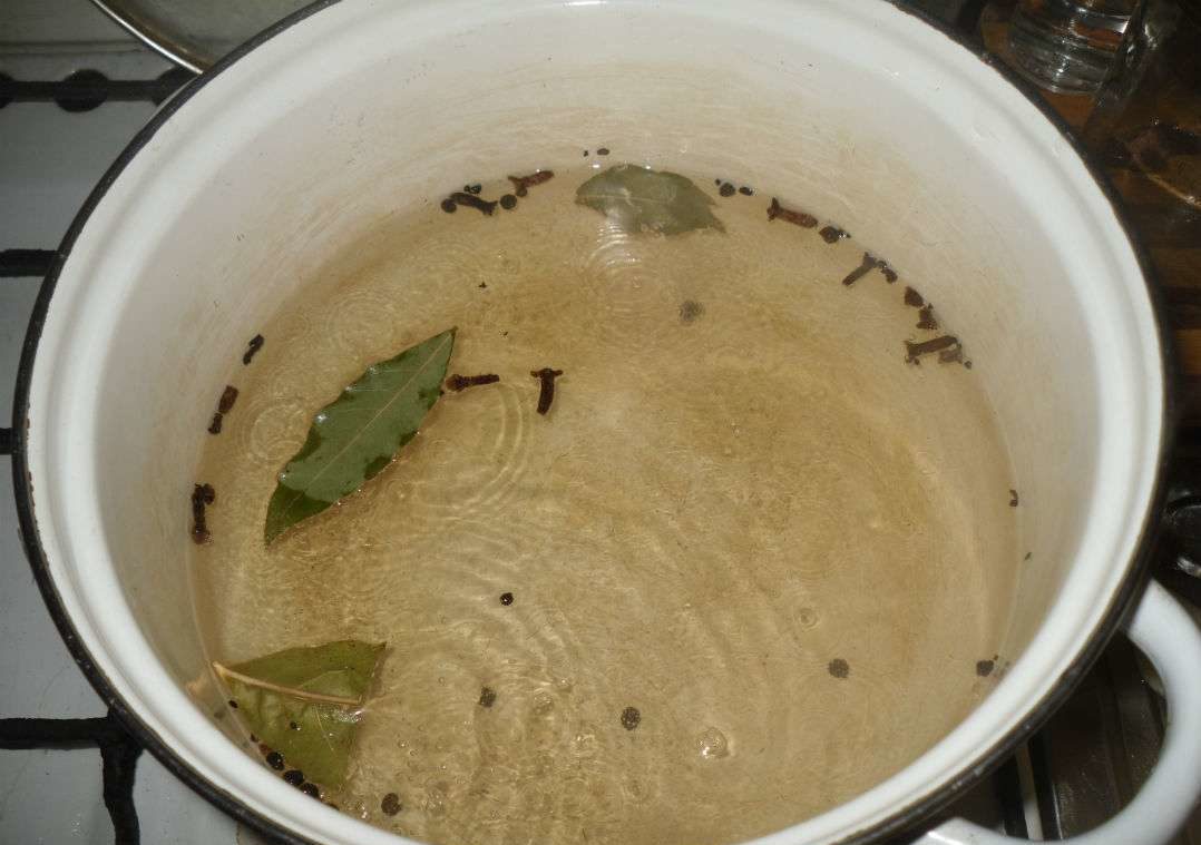 꿀버섯 양념장 준비