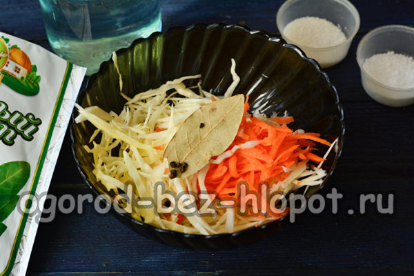 야채를 섞고 향신료를 첨가합니다