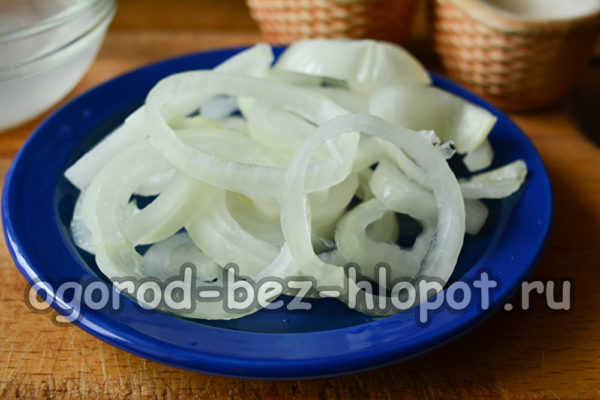 절인 양파가 준비되었습니다