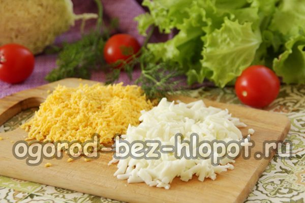 달걀 흰자와 노른자를 갈아주세요