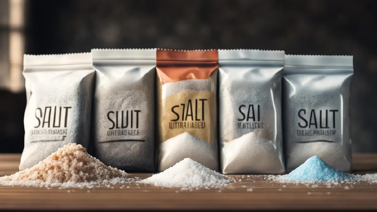 식탁소금 여러 팩