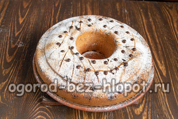 초콜릿 칩으로 장식하다