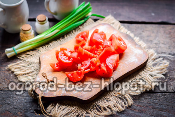 토마토를 다지다