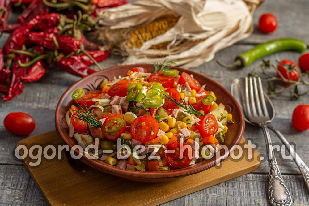 멕시칸 샐러드 - 요리 불필요