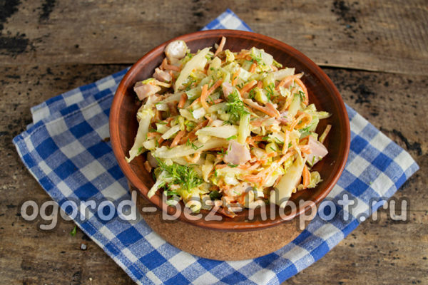 샐러드 그릇에 담다