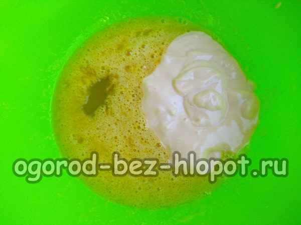 꿀과 발효된 구운 우유를 첨가하세요