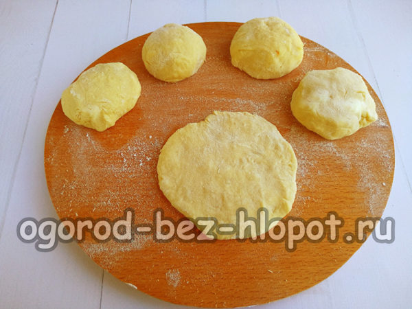 감자 반죽 준비