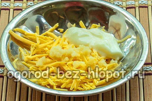 치즈, 마늘, 마요네즈