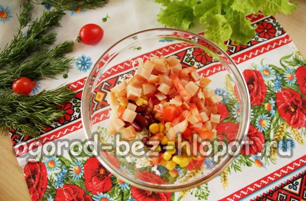 재료를 그릇에 담다