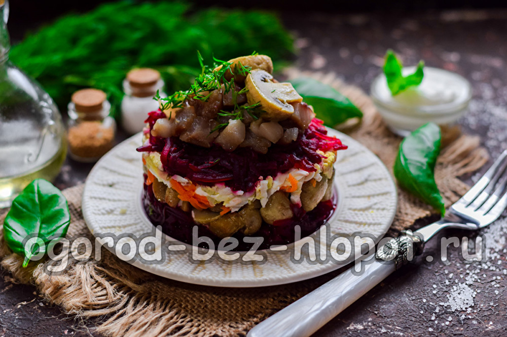 청어 샐러드는 "모피코트를 입은 청어"보다 더 맛있어요