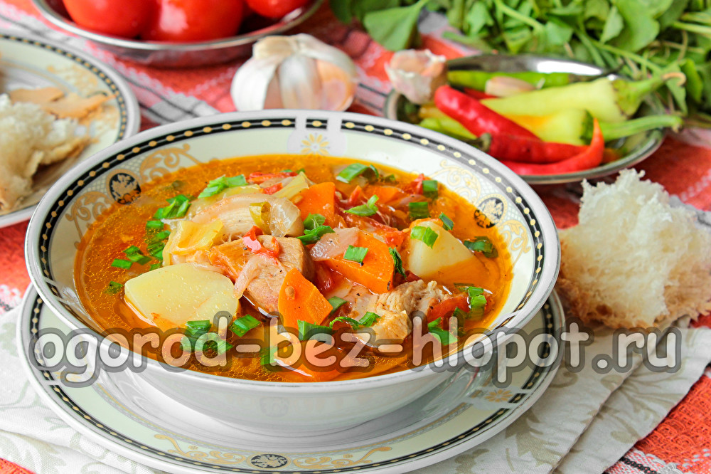 슬로우쿠커로 만든 돼지고기 슈르파